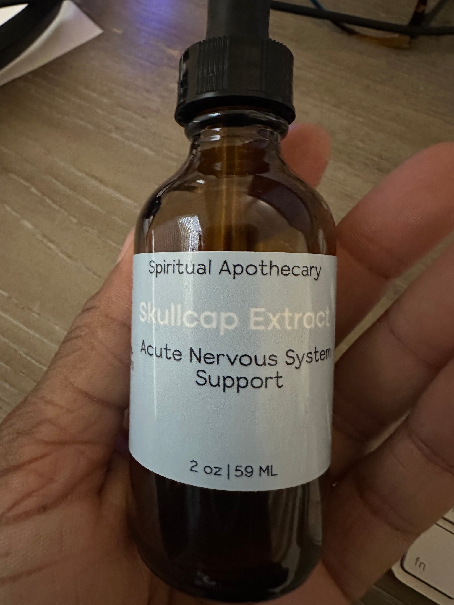 SkullCap Tincture-Acute Nervous System Support