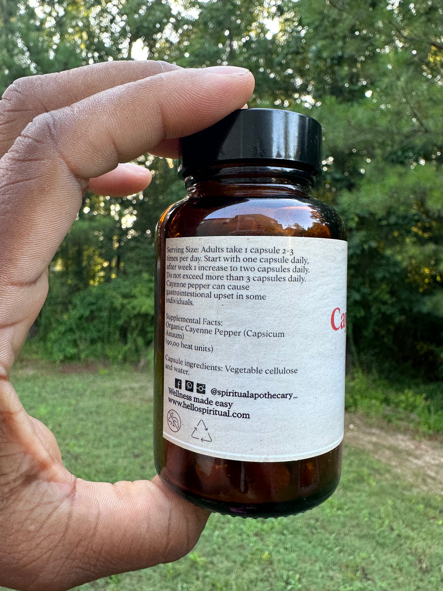 Cayenne Pepper Capsules SpiRITUAL LLC