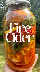 Fire Cider: A Potent Elixir for Health and Vitality